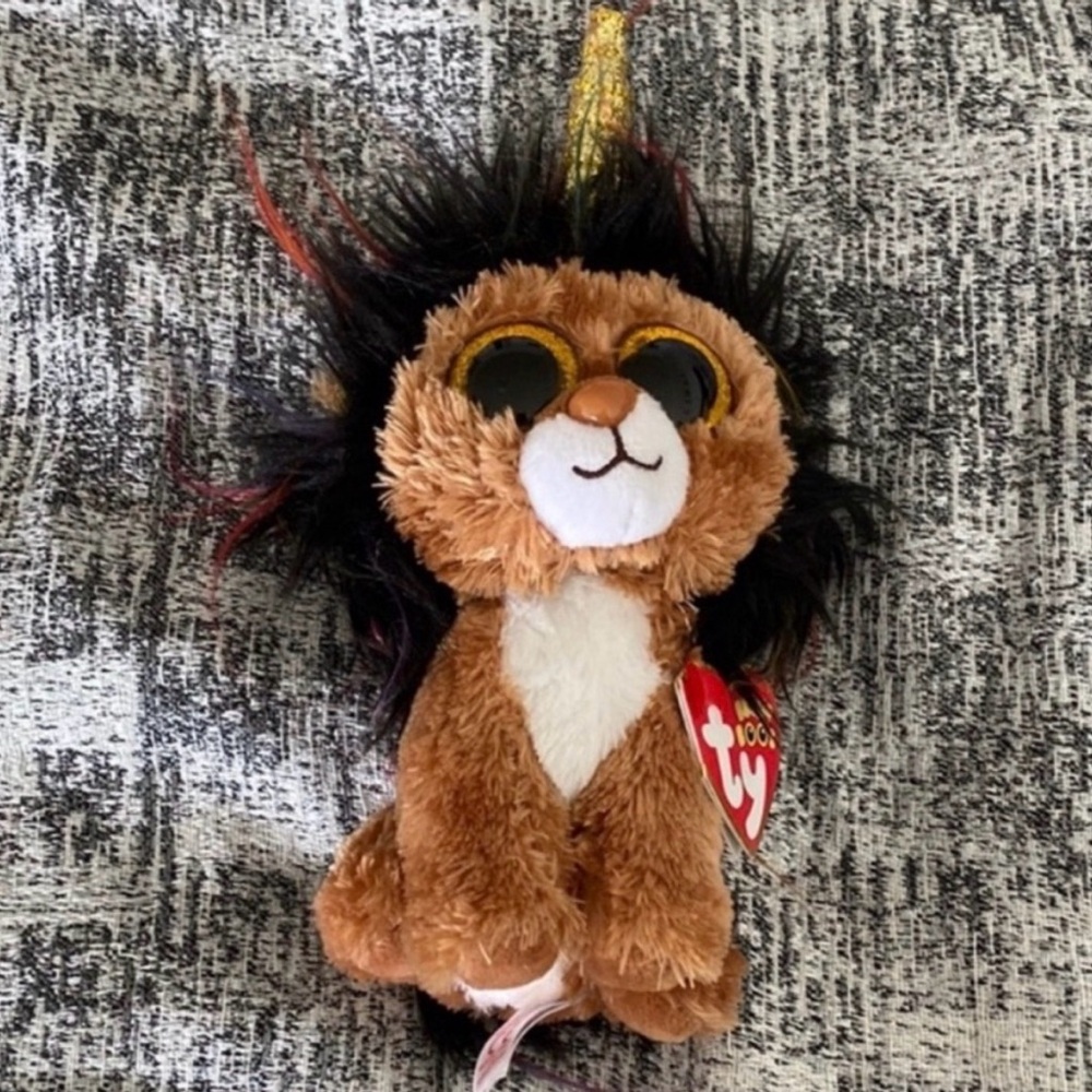 Ty Beanie Boo Unicorn Lion Ramsey